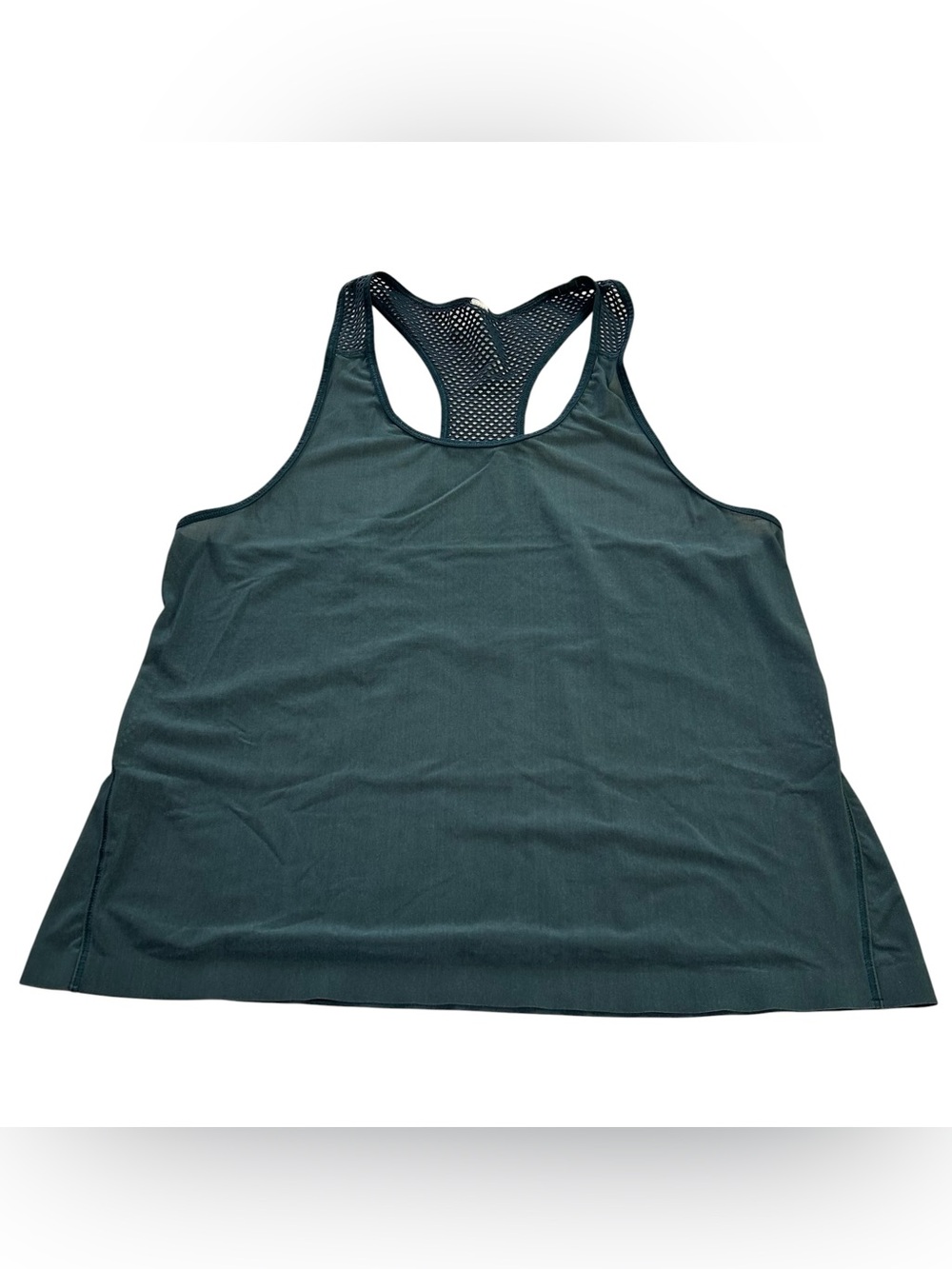 Lululemon Women’s Tank Top Green Lightweight Sheer Performance Yoga Gym Size 4